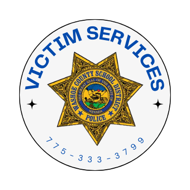 Victim Services Logo with phone number